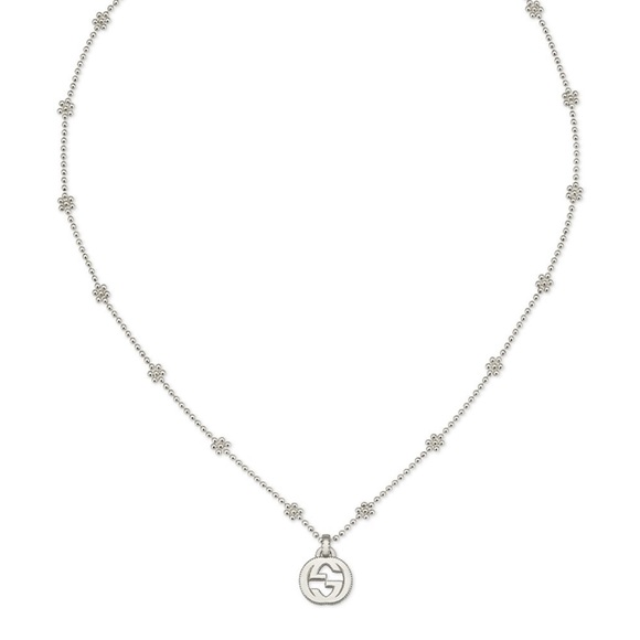 Gucci necklace interlock G in silver - Picture 3 of 5